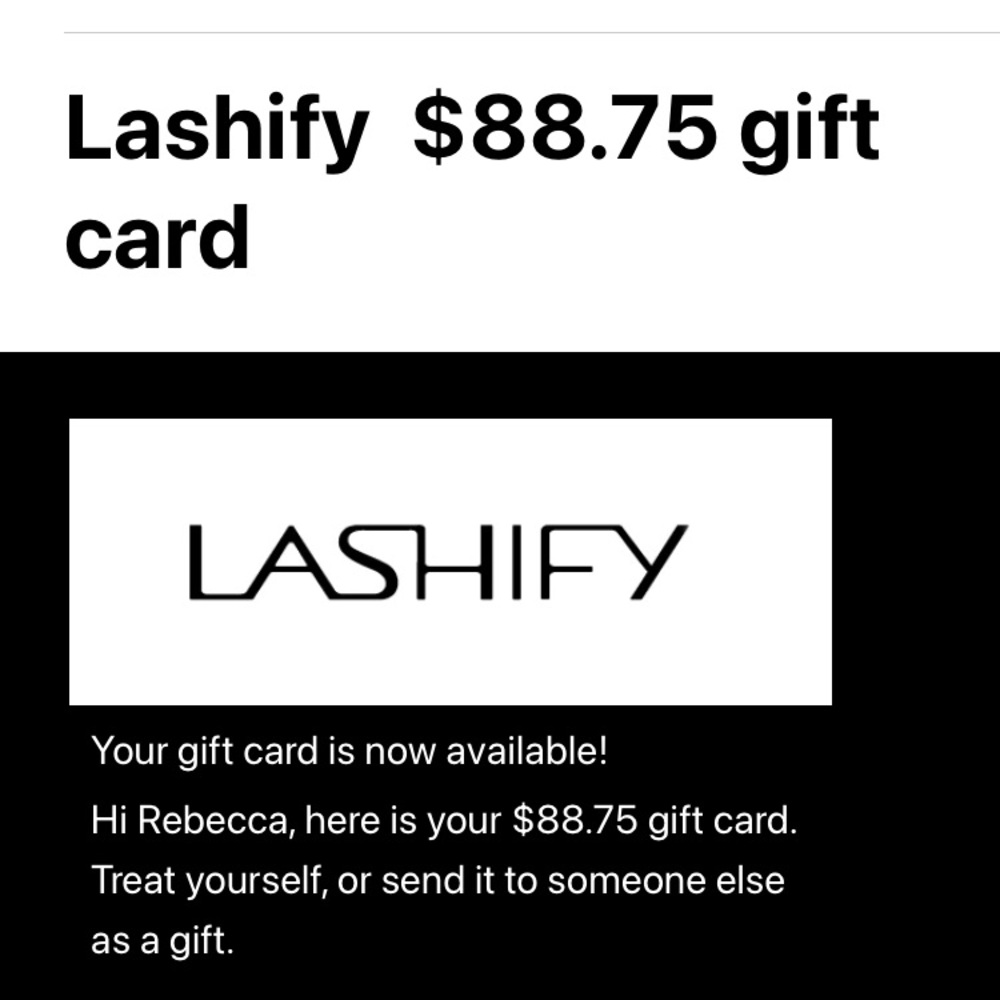 Lashify Gift Card